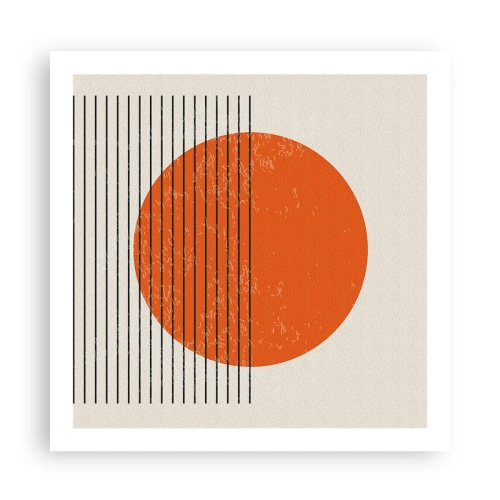 Affiche - Poster - Toujours le soleil - 60x60 cm