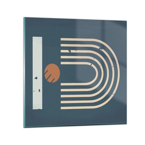 Impression sur verre - Image sur verre - Géométrie sur la grenade - 60x60 cm