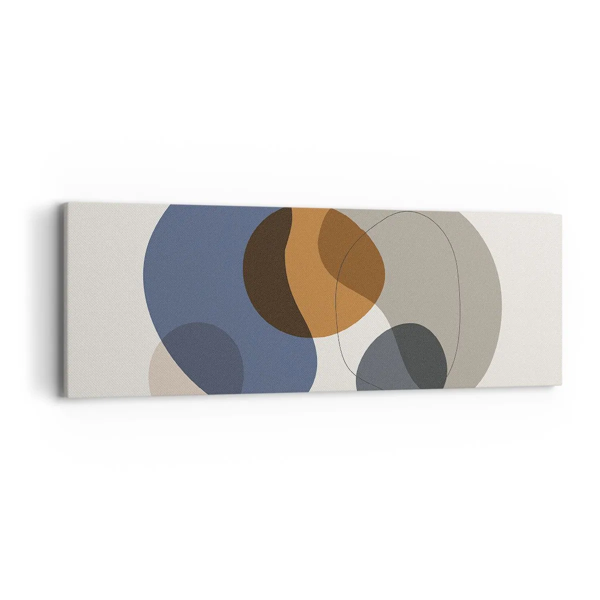 Impression sur toile - Image sur toile - Gouttes de couleur - 90x30 cm