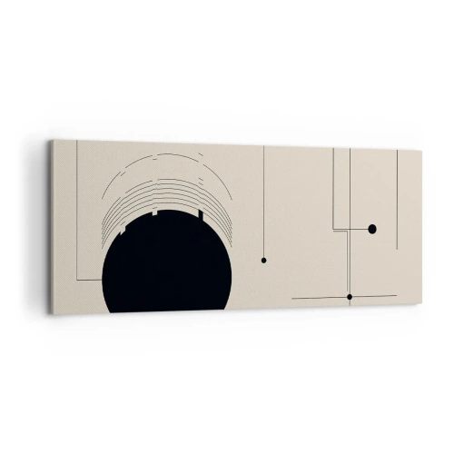 Impression sur toile - Image sur toile - Une composition flexible et dynamique - 100x40 cm