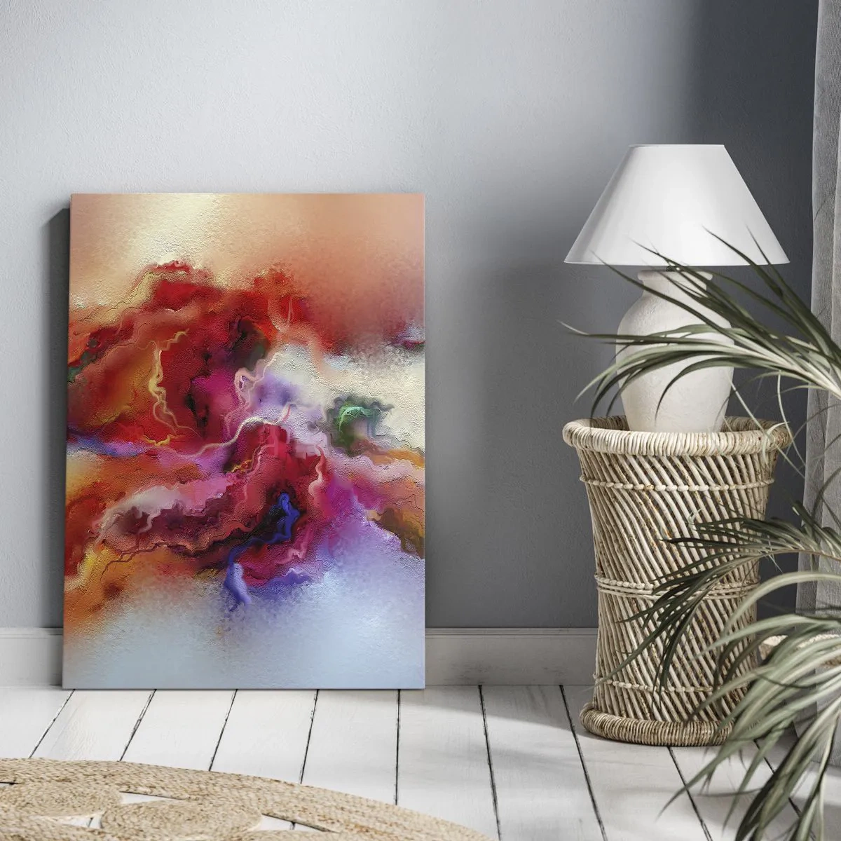 Impression sur toile - Image sur toile - Comment attraper des rêves - fumée - 45x80 cm