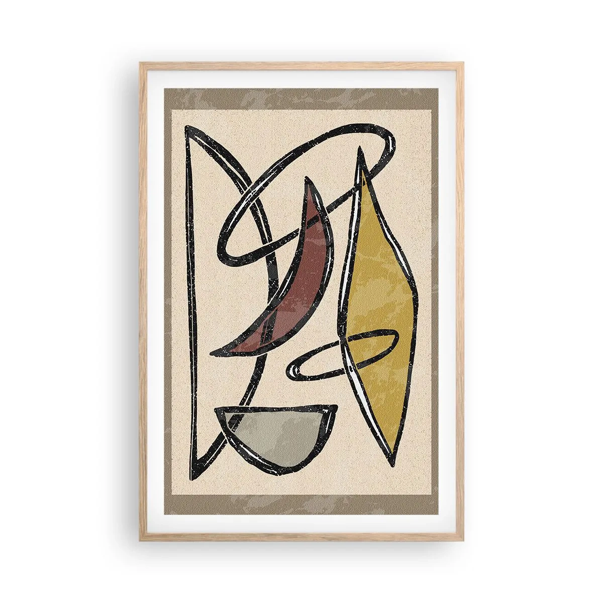 Affiche dans un chêne clair - Poster - Verticales et horizontales - 61x91 cm