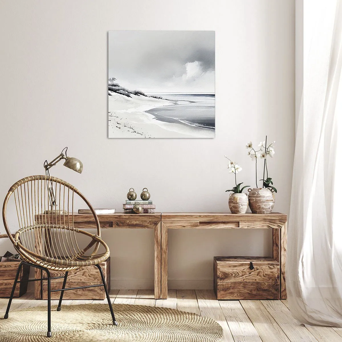 Impression sur toile - Image sur toile - Ensemble depuis toujours - 30x30 cm