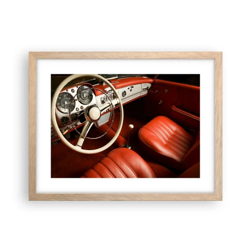 Affiche dans un chêne clair - Poster - Luxe de style vintage - 40x30 cm