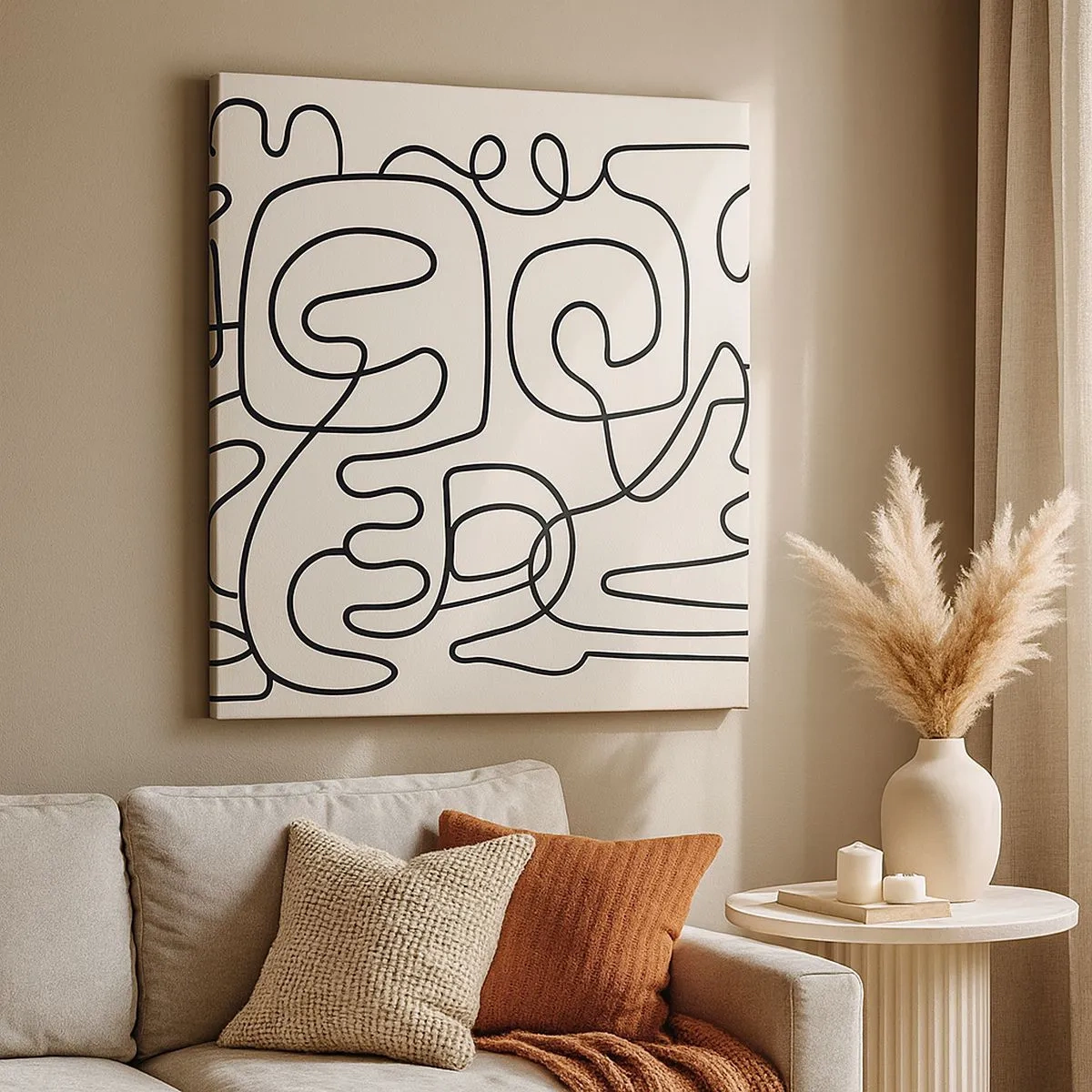 Impression sur toile - Image sur toile - Suivez les indices - 30x30 cm