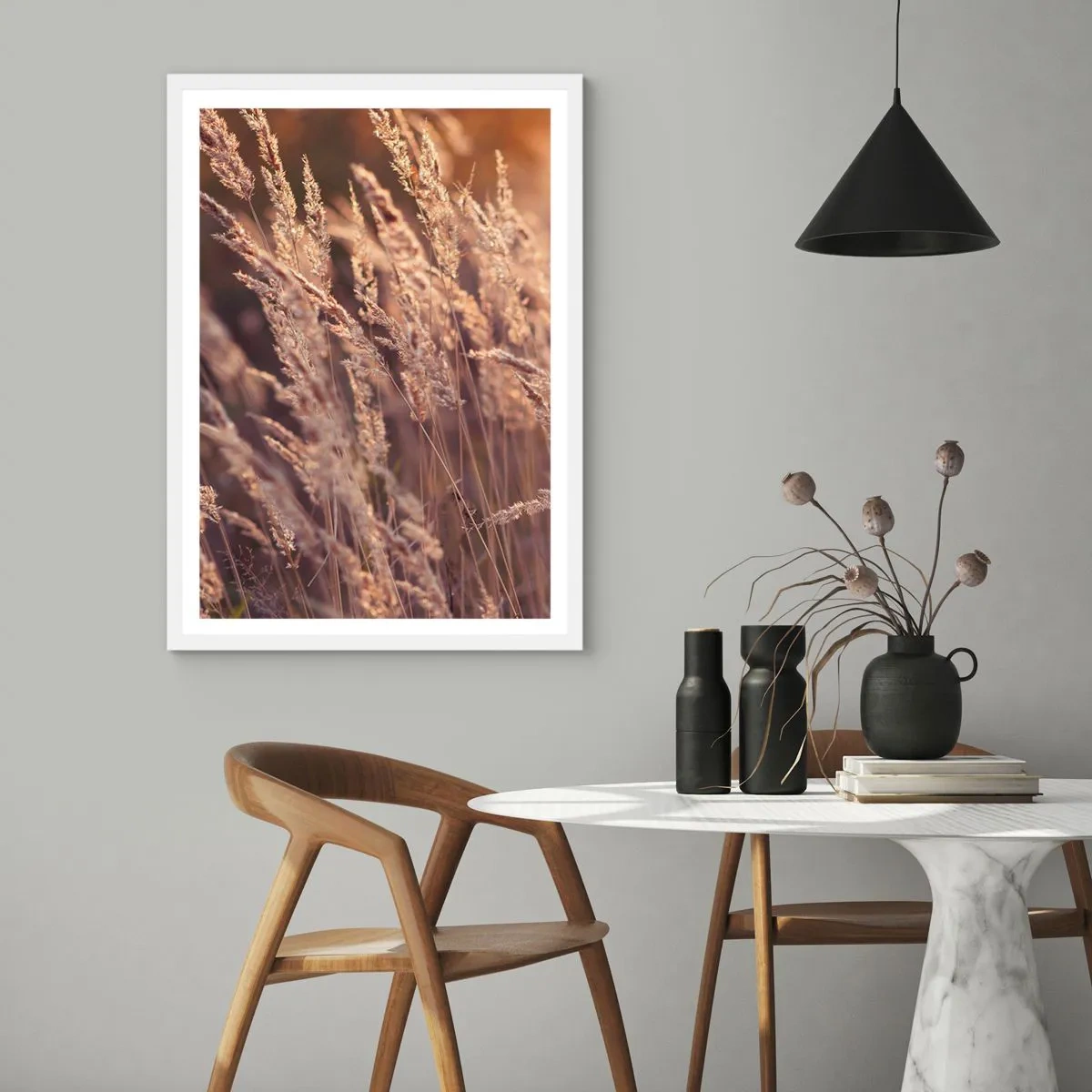 Affiche dans un cadre blanc - Poster - Prêt à accueillir l'automne - 40x50 cm