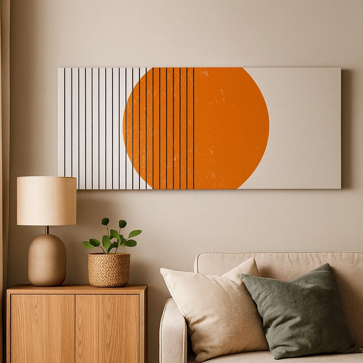 Impression sur toile - Image sur toile - Toujours le soleil - 30x30 cm