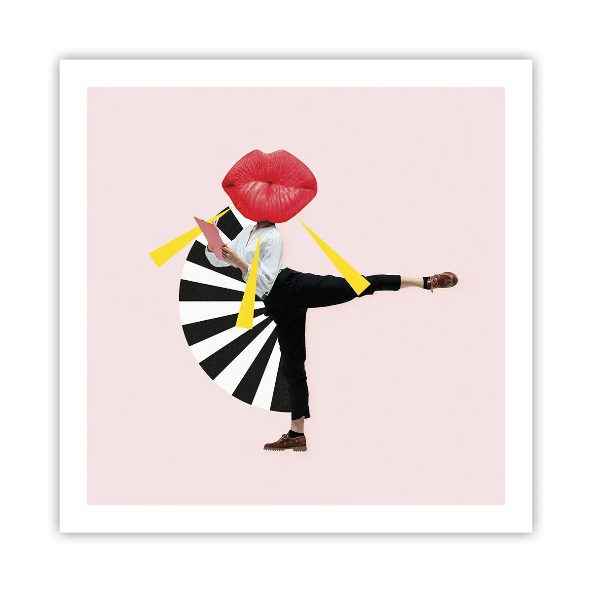 Affiche - Poster - Pop-art surréaliste - 60x60 cm