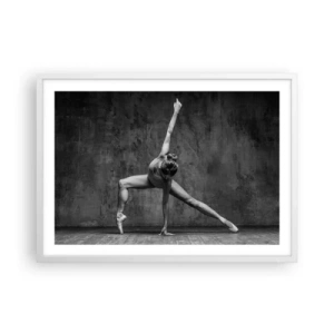 Affiche dans un cadre blanc - Poster - Balance idéale - 70x50 cm