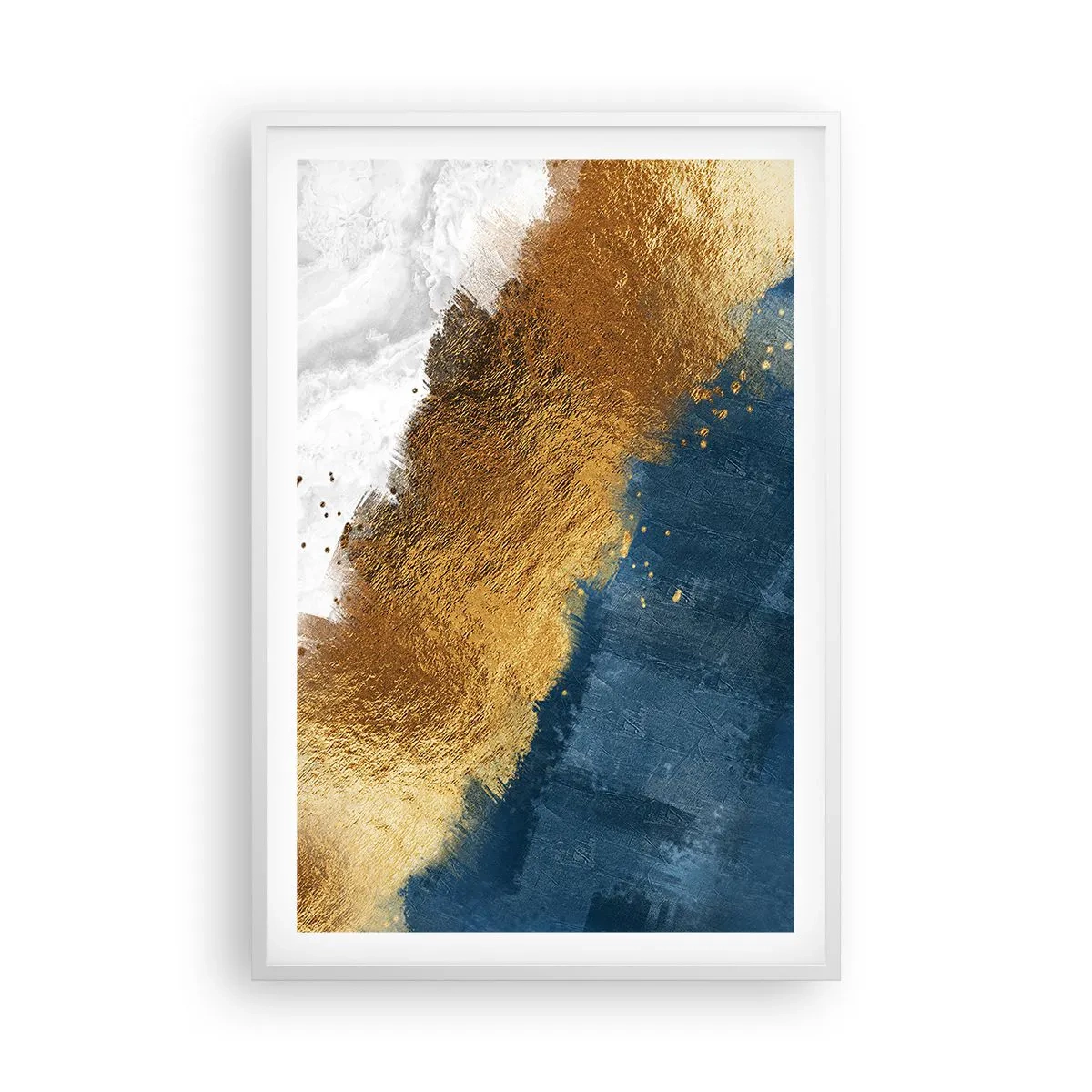 Affiche dans un cadre blanc - Poster - Les couleurs de l’été - 61x91 cm