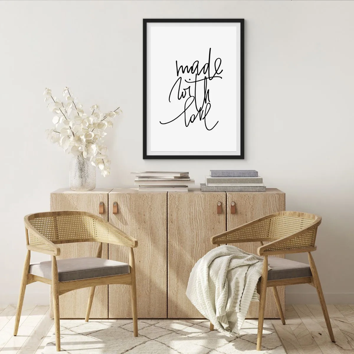 Affiche dans un cadre noir - Poster - La meilleure marque - 70x100 cm