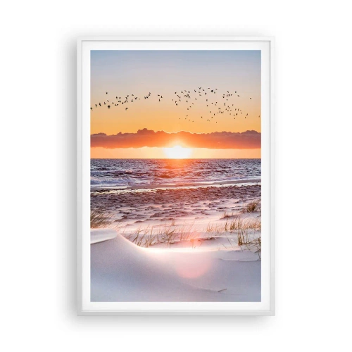 Affiche dans un cadre blanc - Poster - Paysage horizontal - 70x100 cm