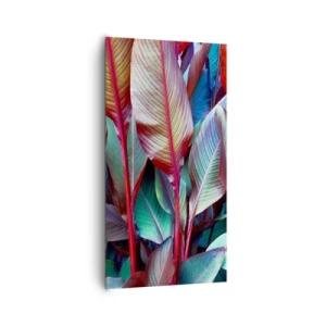 Impression sur toile - Image sur toile - Un fourré coloré - 65x120 cm