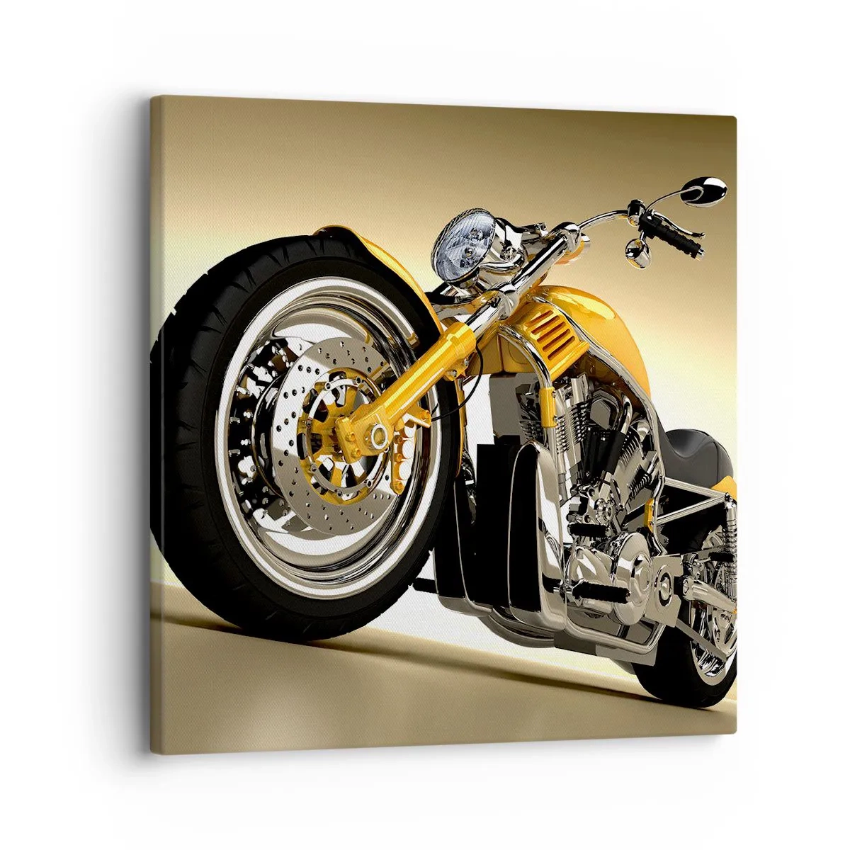 Impression sur toile - Image sur toile - Un rêve de force et de vitesse - 30x30 cm