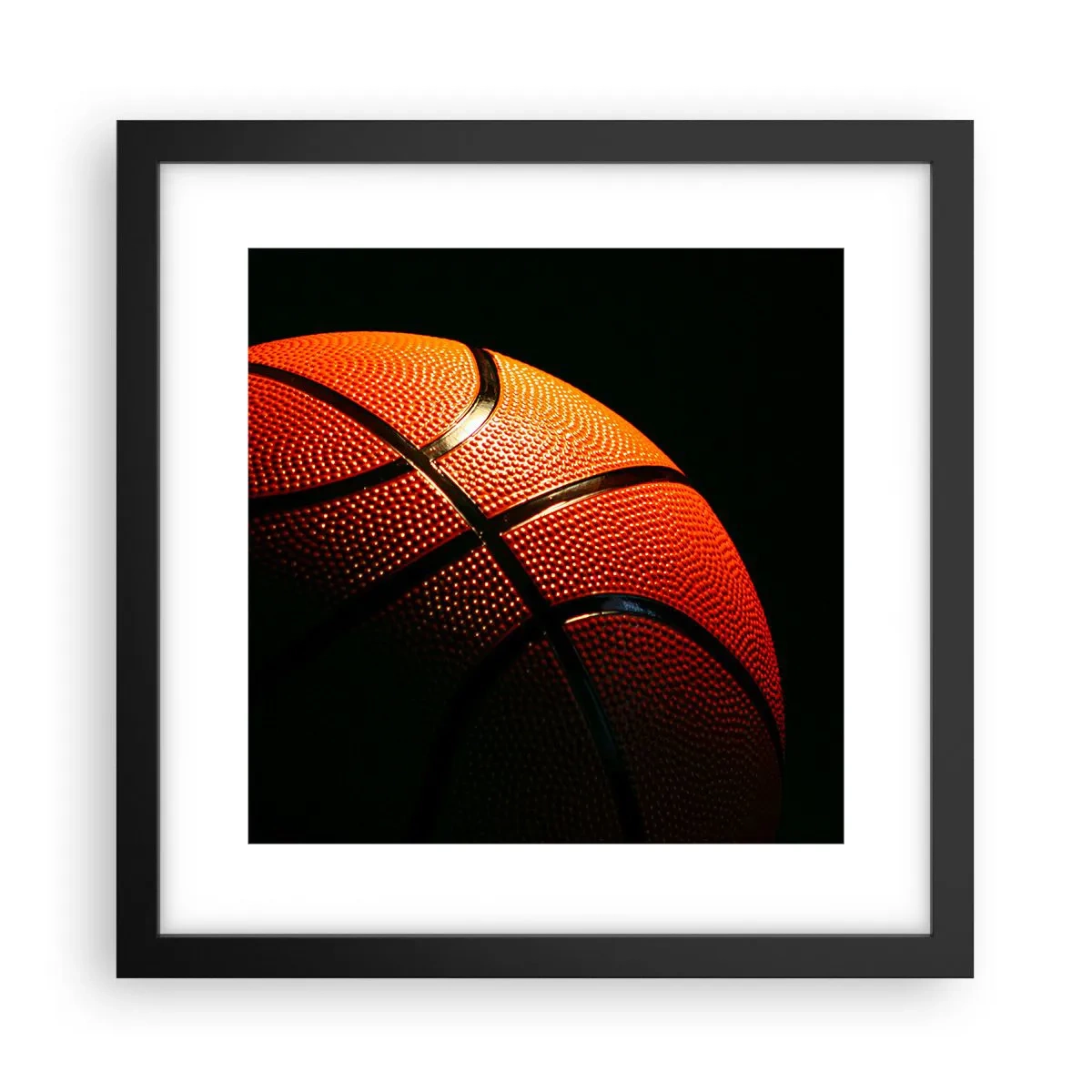 Affiche dans un cadre noir - Poster - Belle comme une planète - 30x30 cm