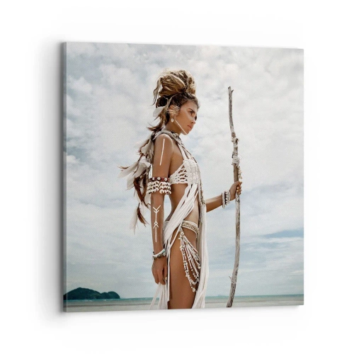 Impression sur toile - Image sur toile - Reine des tropiques - 70x70 cm