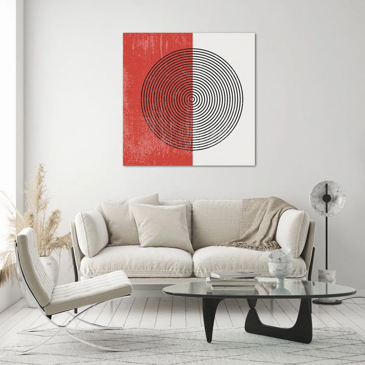 Impression sur verre - Image sur verre - Dans le mille - 50x50 cm