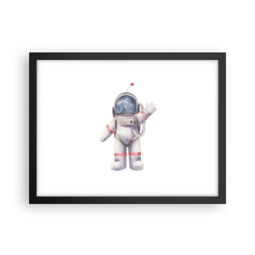 Affiche dans un cadre noir - Poster - C'est tout pour le moment! - 40x30 cm