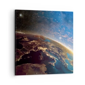 Impression sur toile - Image sur toile - Regardons-nous de loin - 60x60 cm