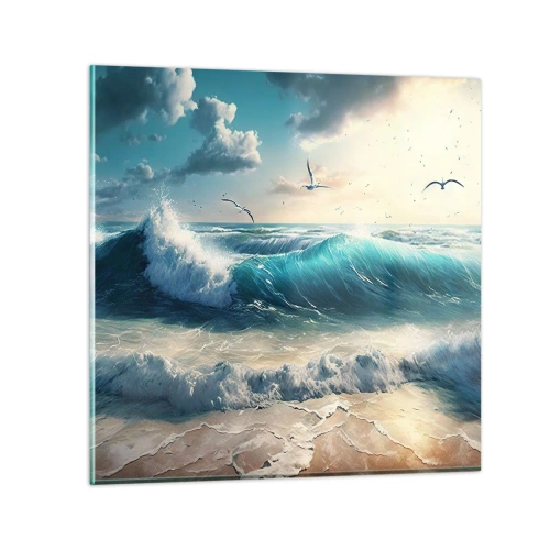 Impression sur verre - Image sur verre - Ça bourdonne seulement pour toi - 40x40 cm