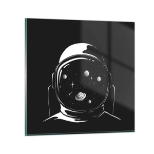 Impression sur verre - Image sur verre - Sympa la vue - 70x70 cm