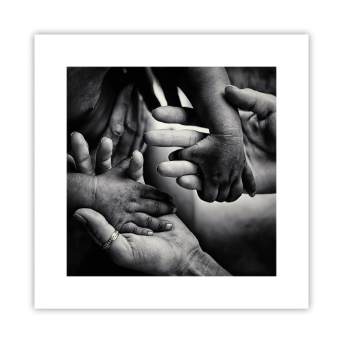 Affiche - Poster - Être humain - 30x30 cm