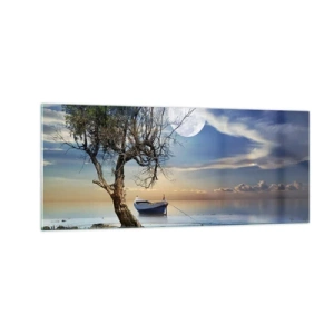 Impression sur verre - Image sur verre - Est-ce la fin ou le début ? - 100x40 cm