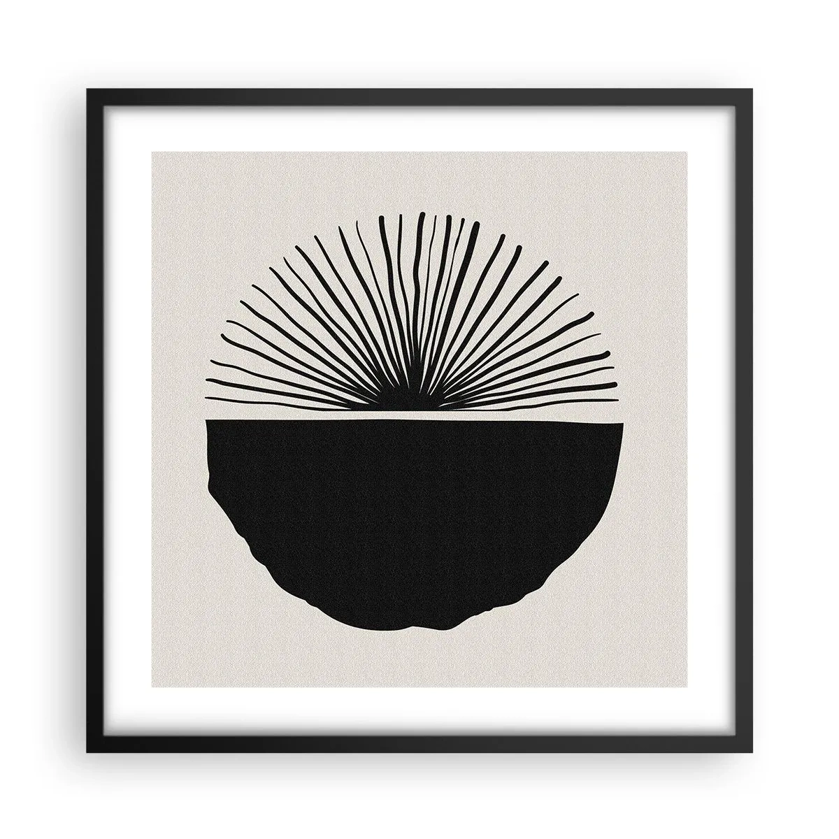 Affiche dans un cadre noir - Poster - Une gamme de possibilités - 50x50 cm