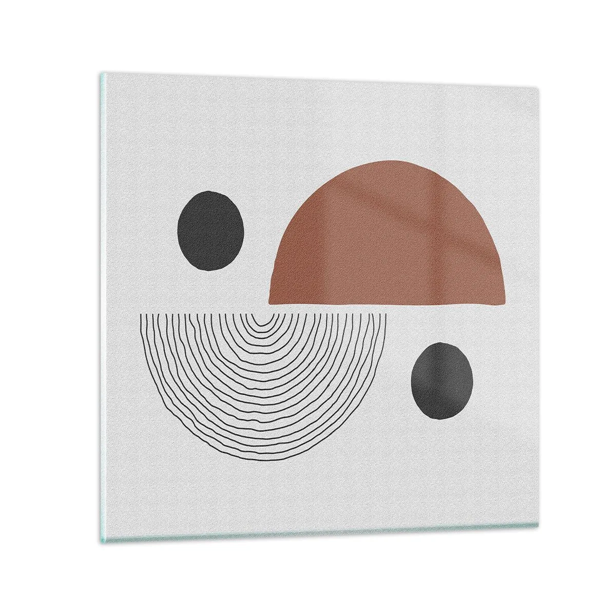 Impression sur verre - Image sur verre - Perfection de la roue - 40x40 cm