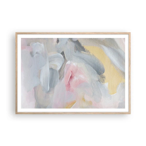 Affiche dans un chêne clair - Poster - Dans un monde pastel - 100x70 cm