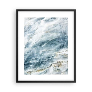 Affiche dans un cadre noir - Poster - Monde de glace - 40x50 cm