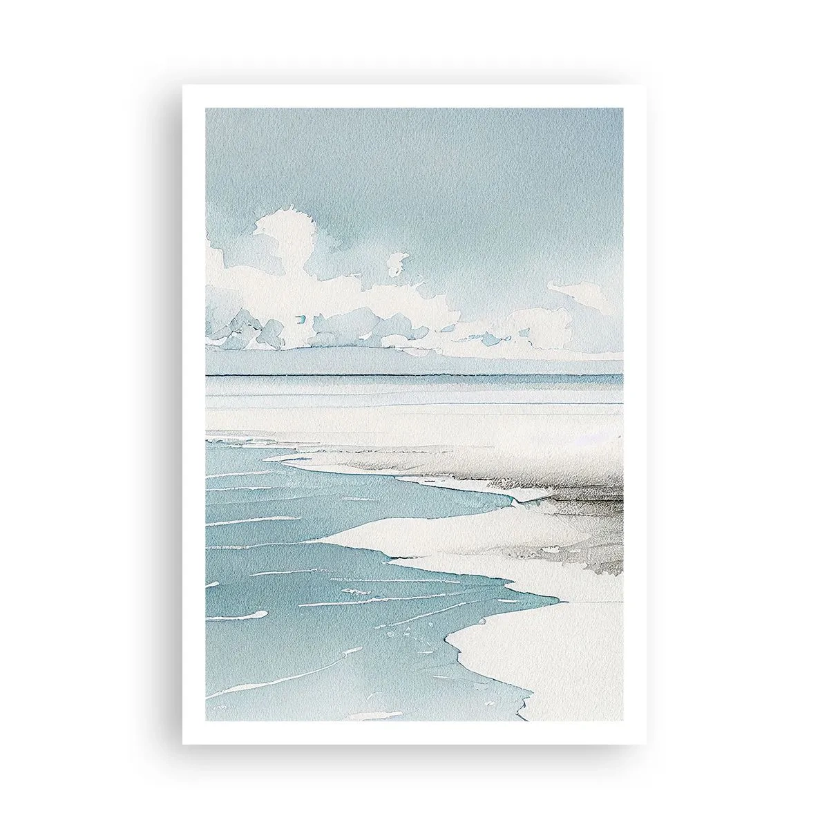 Affiche - Poster - Marée douce - 70x100 cm