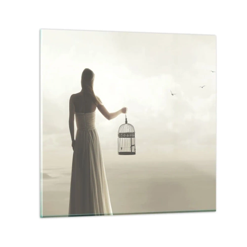 Impression sur verre - Image sur verre - Soi libre - 40x40 cm