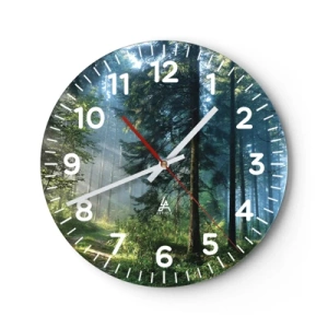 Horloge murale - Pendule murale - Rayonnant le matin - 30x30 cm