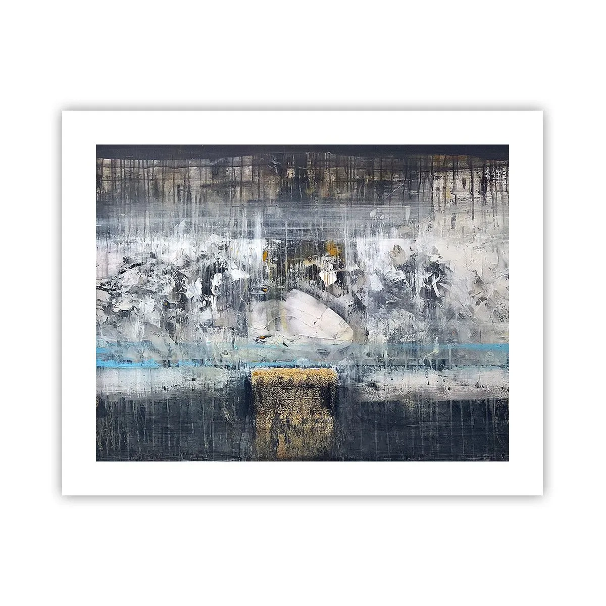 Affiche - Poster - Comme sur la glace, comme après décembre - 50x40 cm