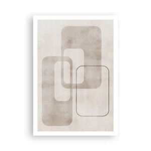 Affiche - Poster - Fugue géométrique - 70x100 cm