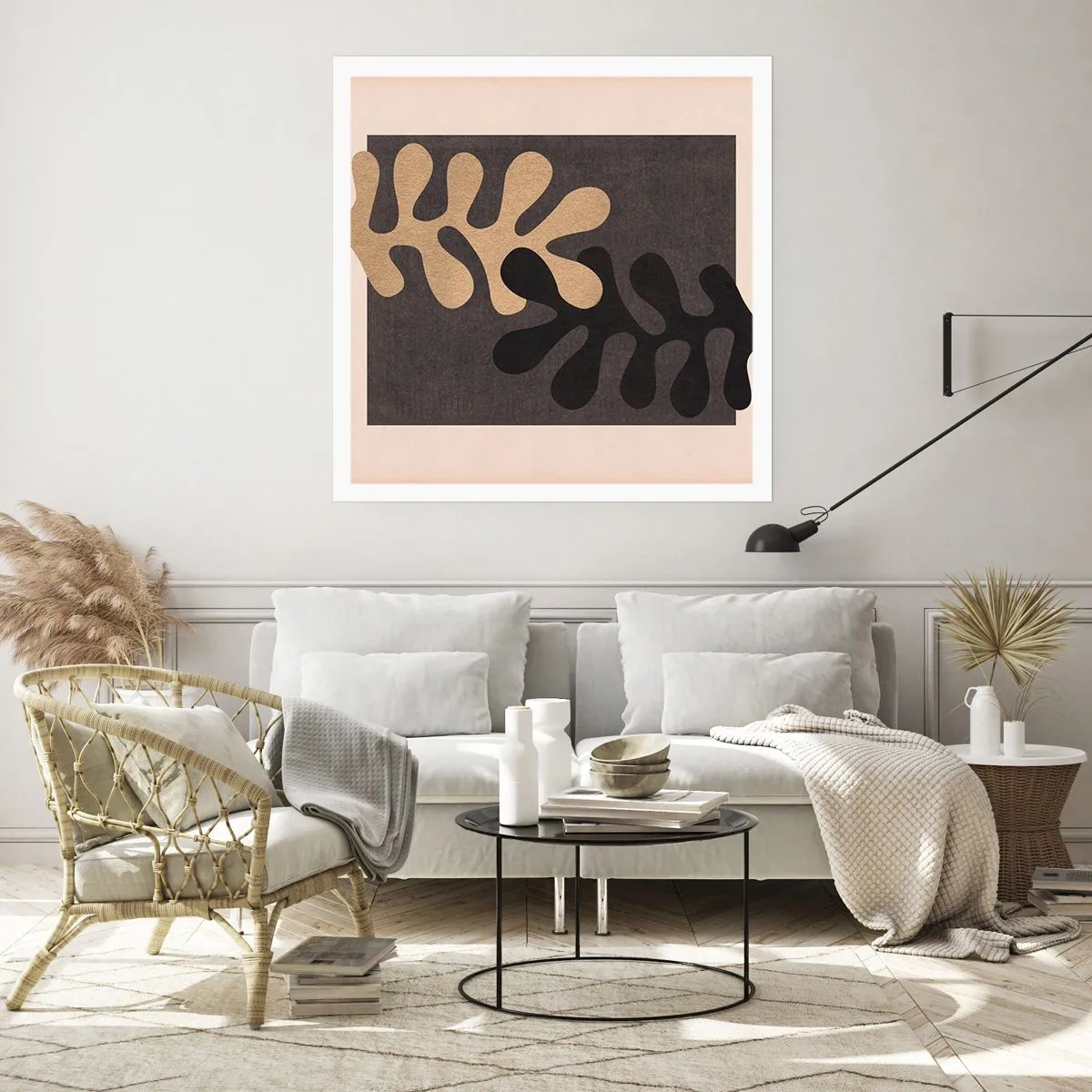 Affiche - Poster - Absence et complément - 40x40 cm