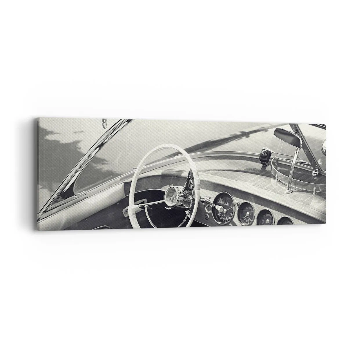 Impression sur toile - Image sur toile - Temps pour riche - 90x30 cm