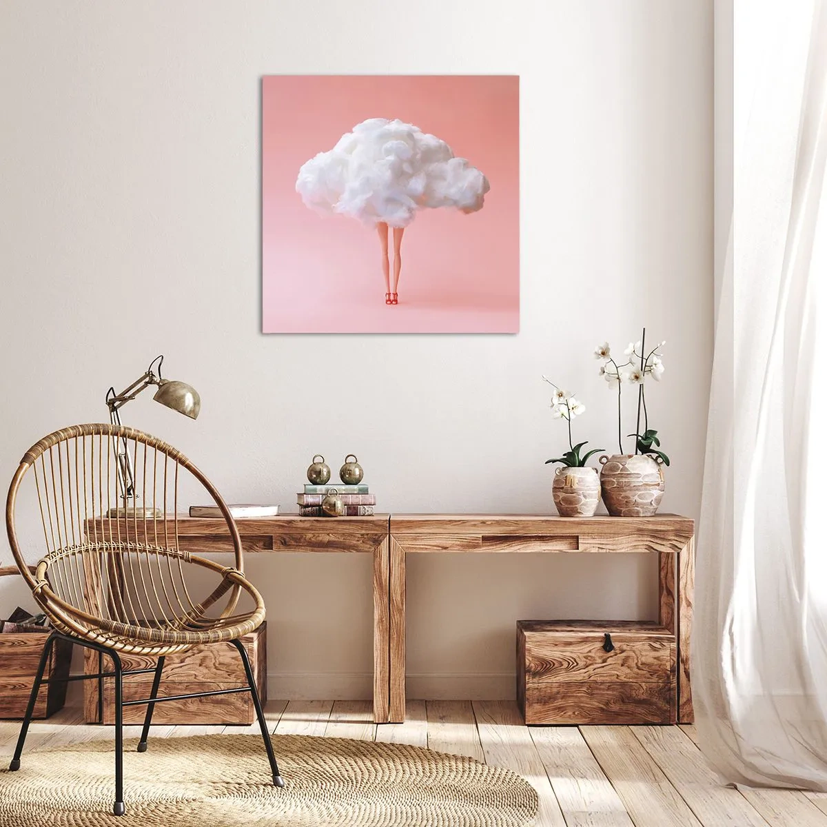 Impression sur toile - Image sur toile - Douce promesse - 60x60 cm