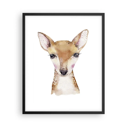 Affiche dans un cadre noir - Poster - L'innocence de la nature - 40x50 cm