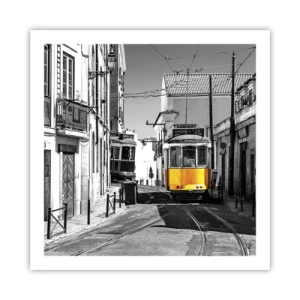 Affiche - Poster - L'âme de Lisbonne - 60x60 cm