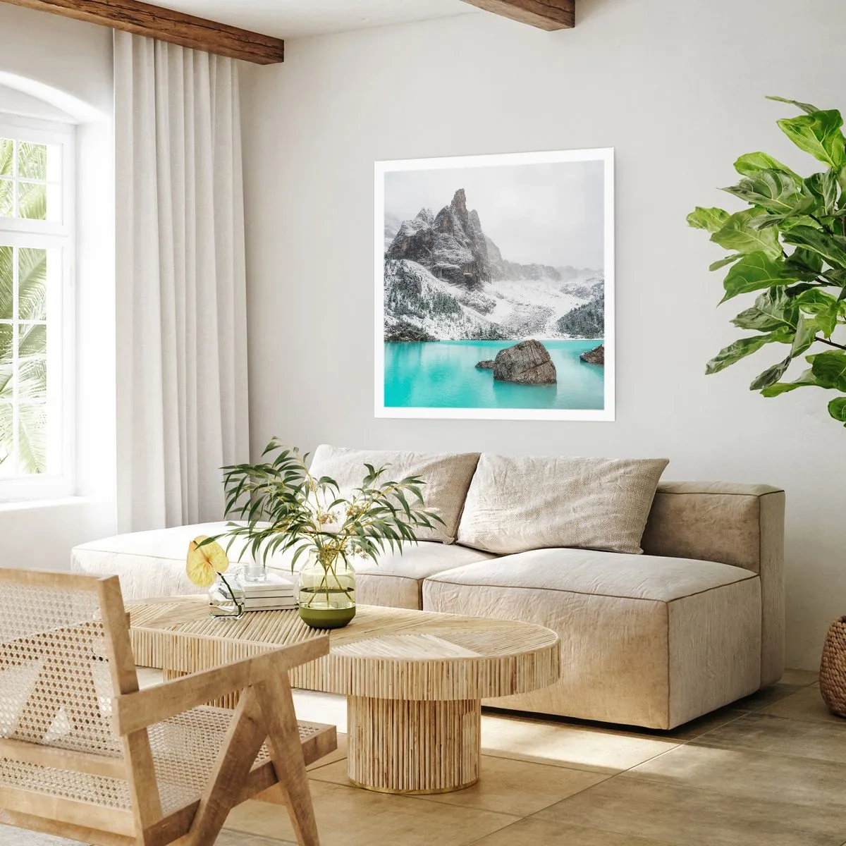 Affiche - Poster - Sur ses gardes - 40x40 cm
