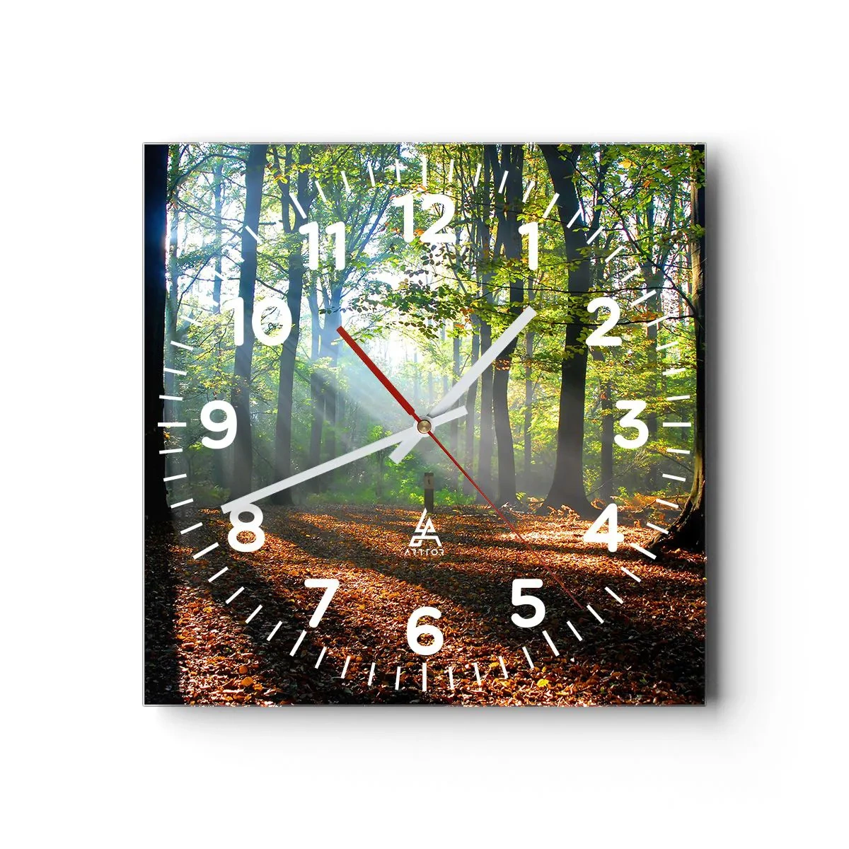 Horloge murale - Pendule murale - Ombres et lumières - 40x40 cm