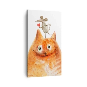 Impression sur toile - Image sur toile - Amour paradoxal - 45x80 cm