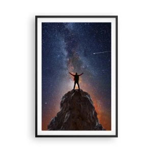 Affiche dans un cadre noir - Poster - Le force est avec moi! - 61x91 cm