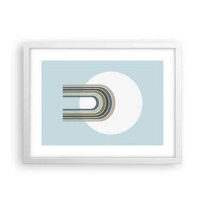 Affiche dans un cadre blanc - Poster - Attraction irrésistible - 40x30 cm