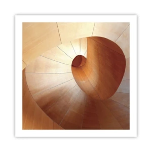 Affiche - Poster - Serpentin architectural - 60x60 cm