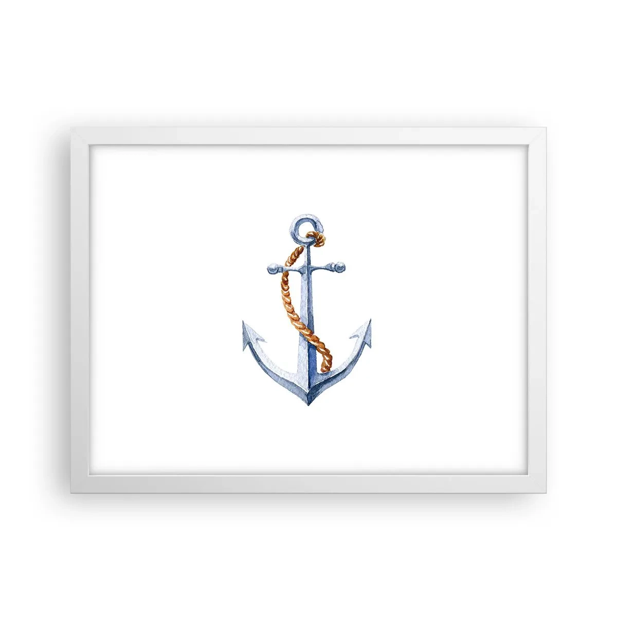 Affiche dans un cadre blanc - Poster - Ah l'aventure ! - 40x30 cm