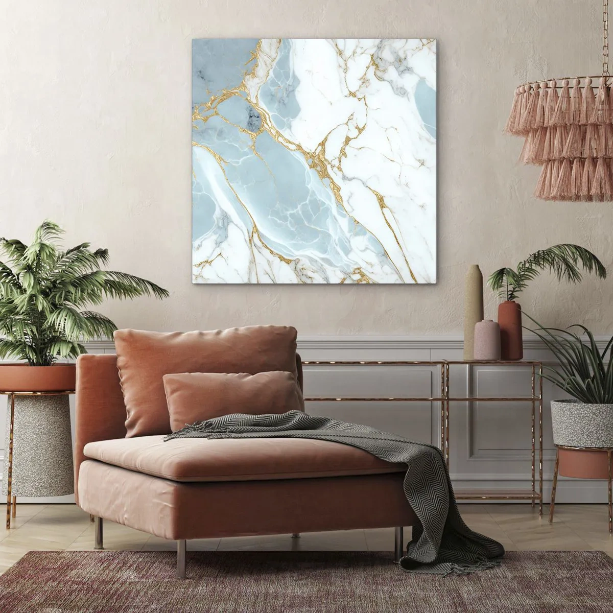 Impression sur toile - Image sur toile - Richesse en pierre - 50x50 cm