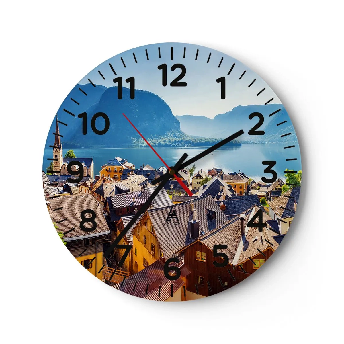 Horloge murale - Pendule murale - ça ne pourrait pas être plus pittoresque - 30x30 cm